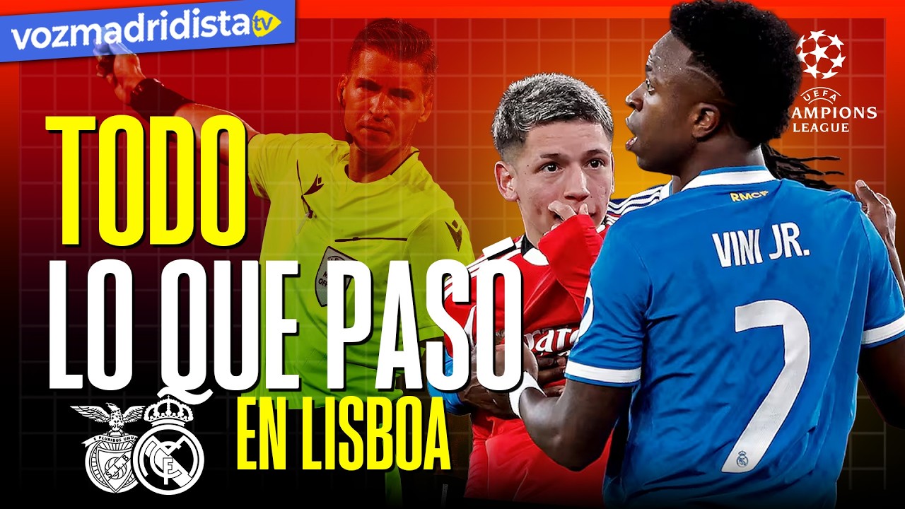 ¡EL VERDADERO CULPABLE! 🛑 Lo que NO VISTE del incidente de Vinícius en Lisboa