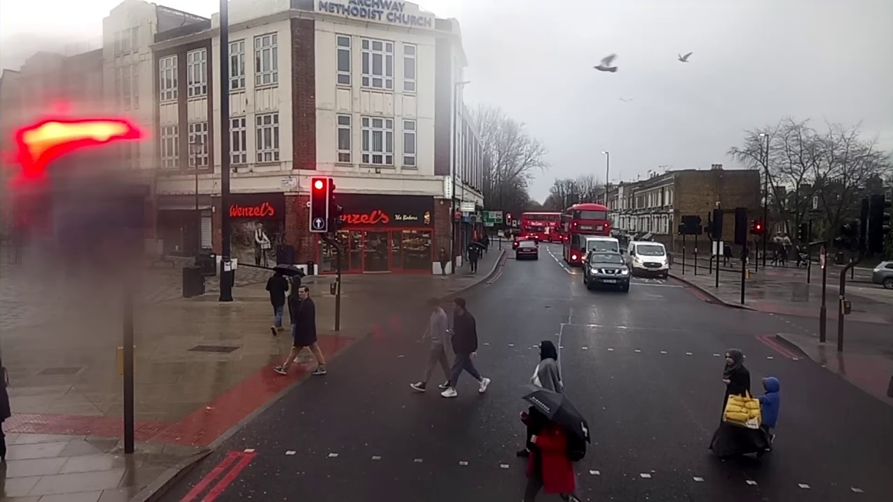 FULL ROUTE VISUAL | London Bus Route 134 - Tottenham Court Rd to North Finchley | VMH2540 (LF68PXS)