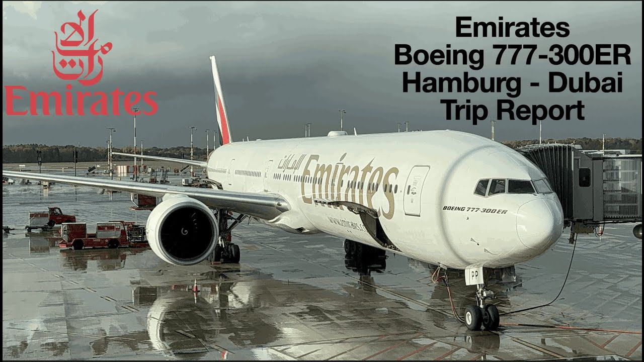 EMIRATES BOEING 777-300ER ECONOMY CLASS | Hamburg - Dubai | Trip Report
