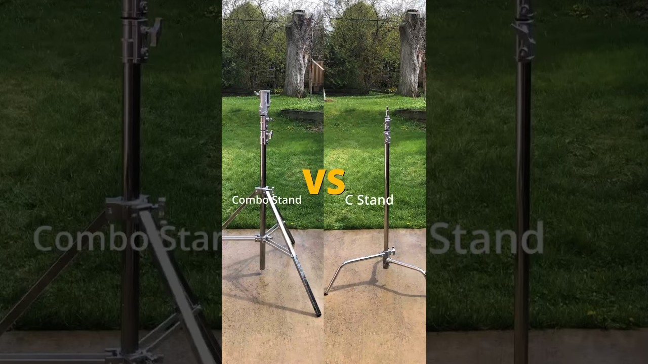 C-Stand VS Combo Stand!? Which one do you choose🤷? Film Gear Comparison #filmmaker #light #review