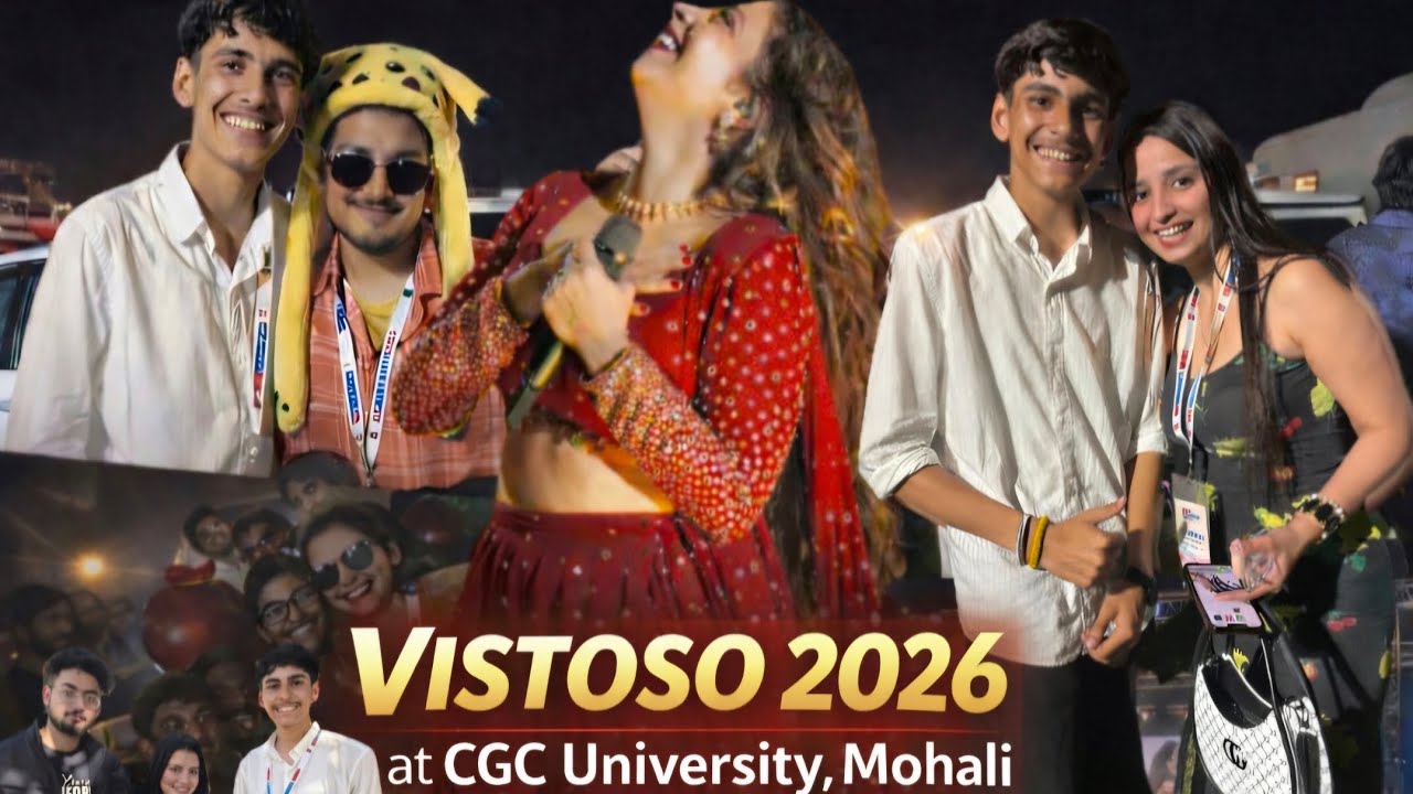 VISTOSO 2026 AT CGC UNIVERSITY MOHALI ✅️ 🔥 #cgcuniversitymohali #cgcucreatorprogram#vlog  #viral 