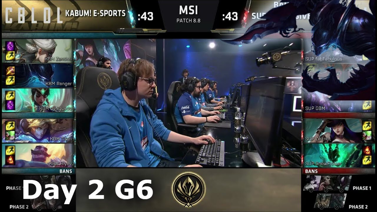 KaBuM! e-Sports vs SuperMassive | Day 2 LoL MSI 2018 Play-In Group Stage | KBM vs SUP