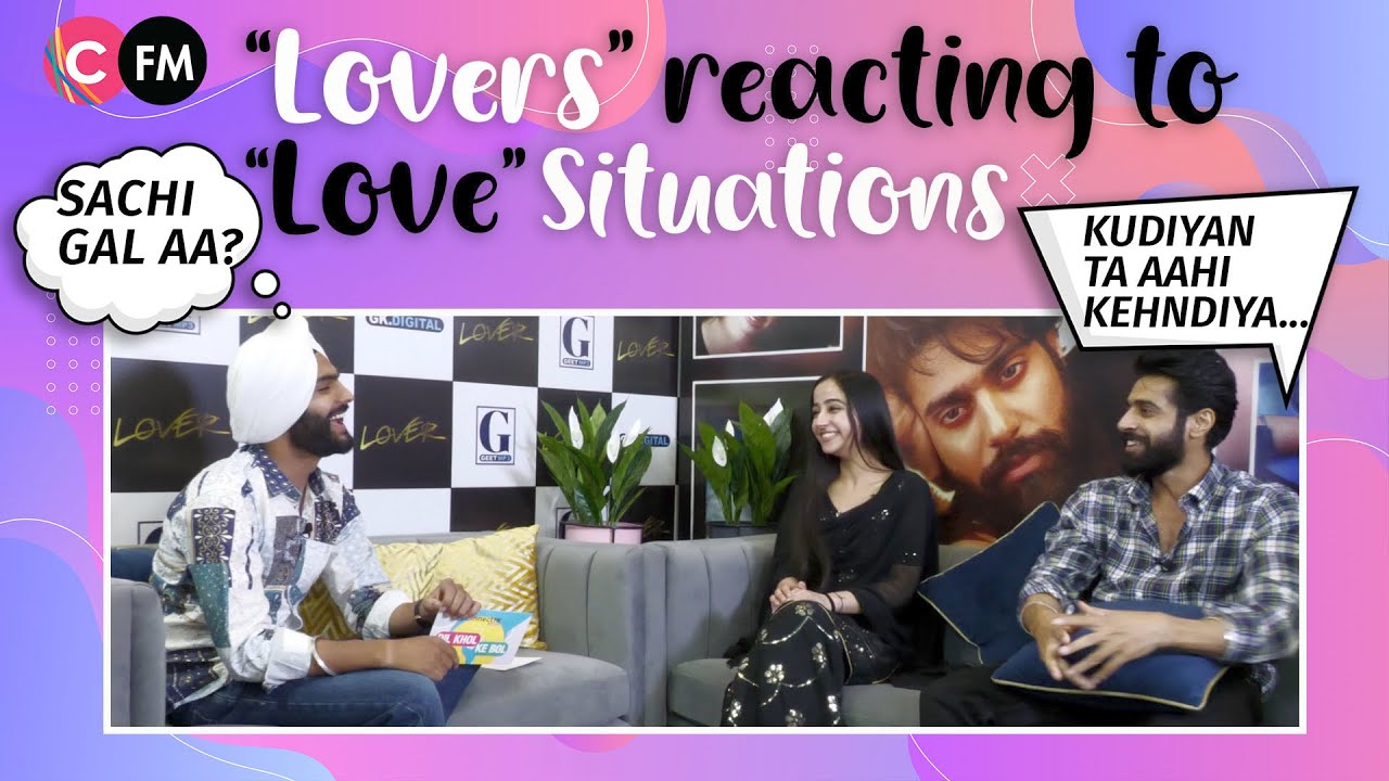 “Lovers” reacting to “Love” situations || Guri & Ronak Special Interview || Connect FM Canada