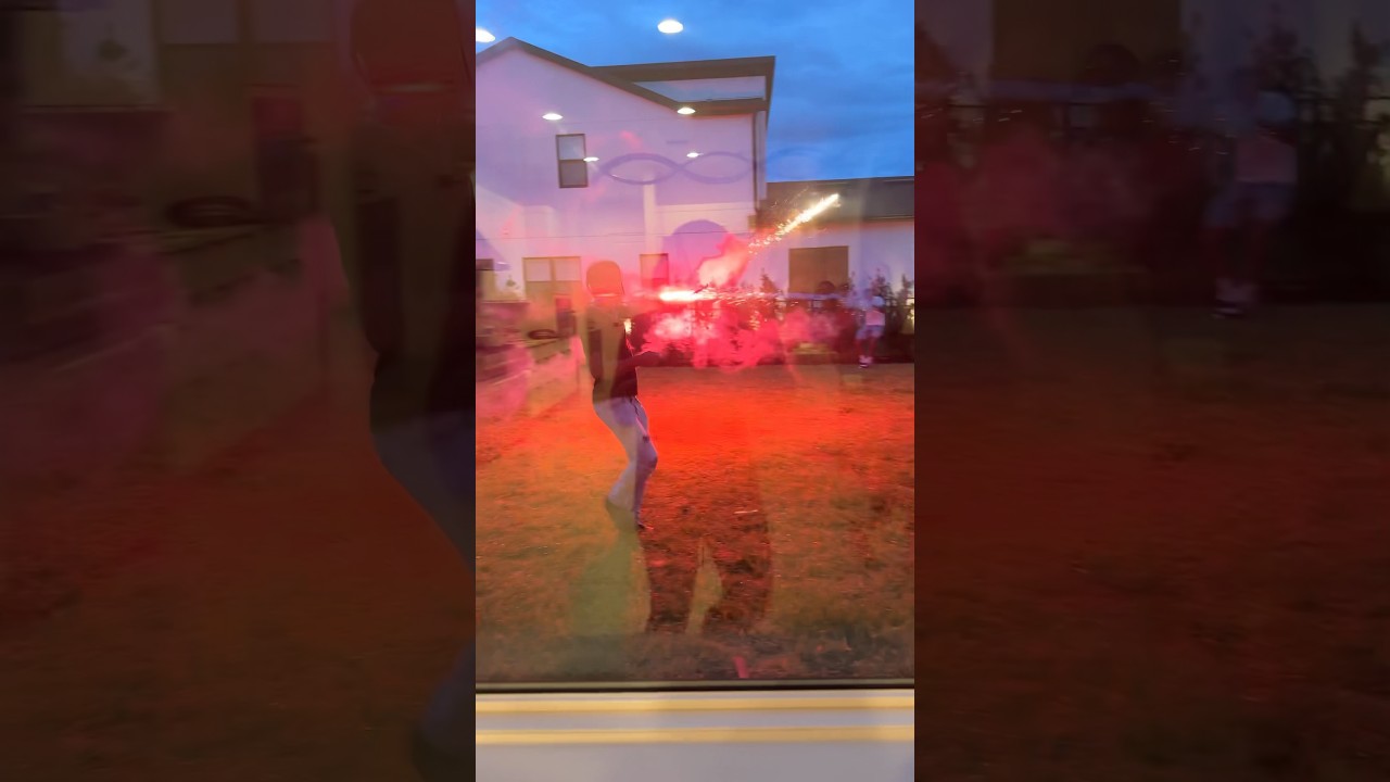 Mom Catches Dad In a Firework Fight  And This Happens #shorts