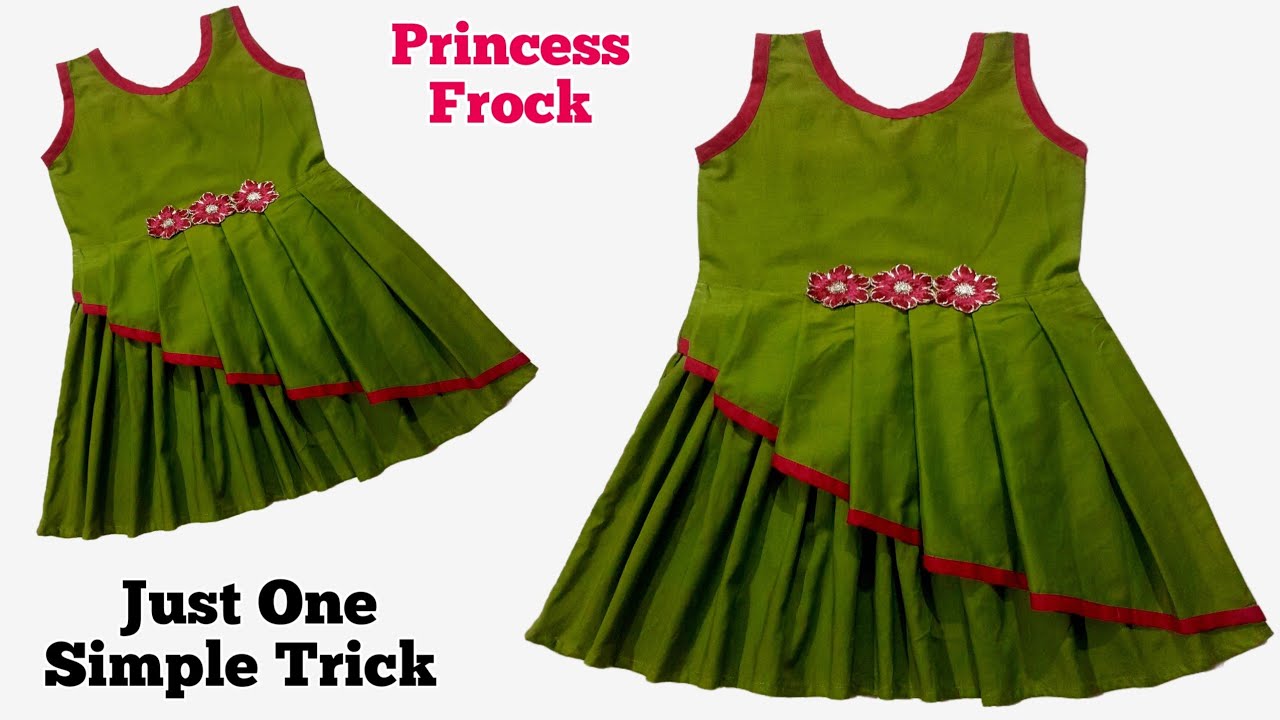 Princess Frock Cutting and Stitching| Baby Frock Design| Baby Dress Cutting and Stitching|Baby Frock