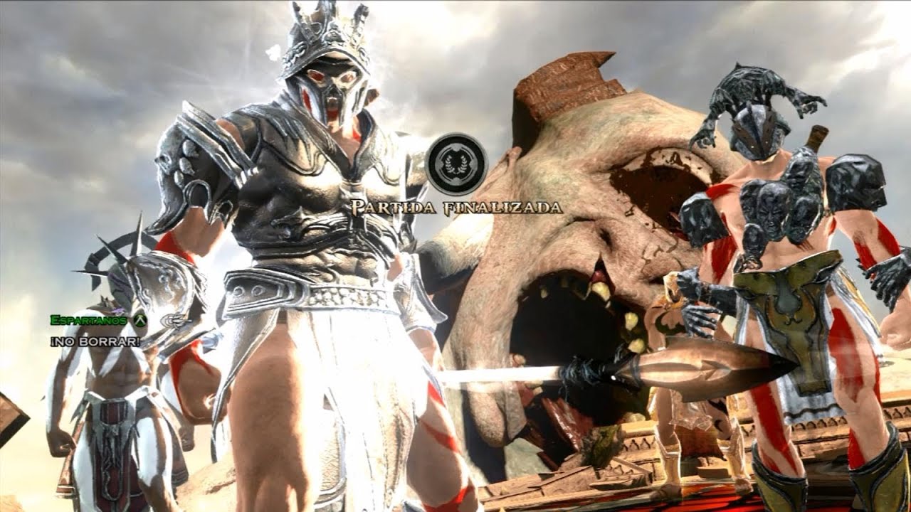 God Of War Ascension Multiplayer | 4vs4 Favor de los dioses por equipo| Lo dejaron solo