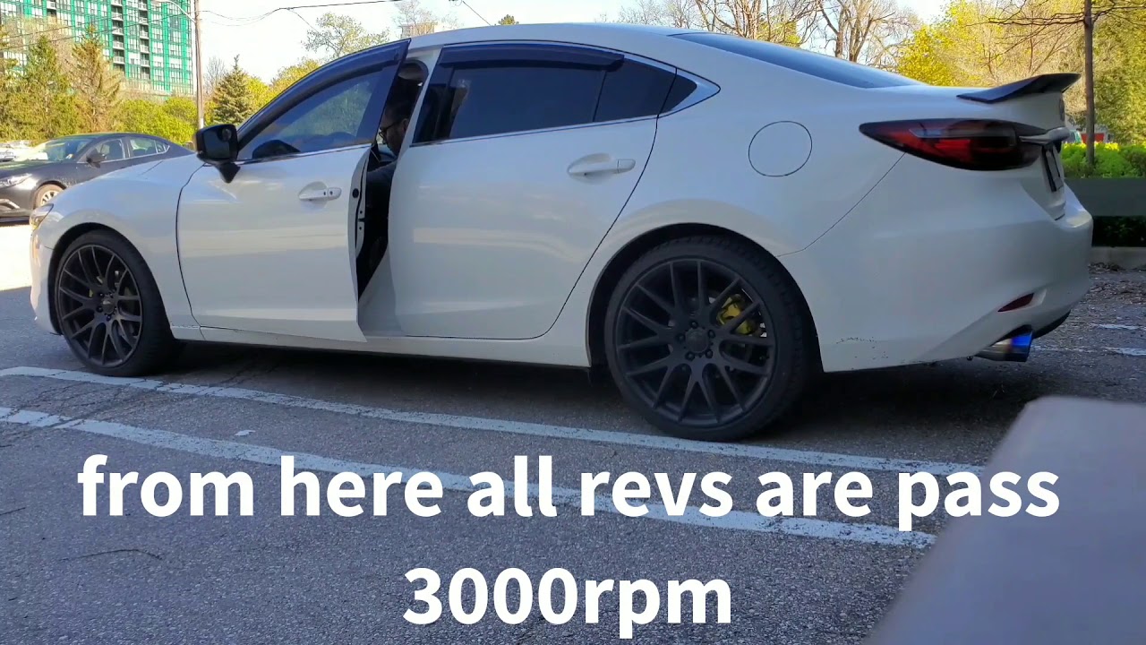 2018 Mazda6 2.5T Exhaust (Vibrant)