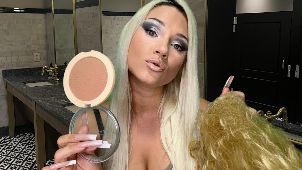 ASMR 2000's Party Girl Does Your Hair and Makeup in a Club (Roleplay)