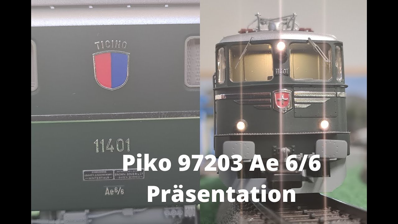 PIKO/ARWICO 97203 Ae 6/6 Exclusivmodell Präsentation