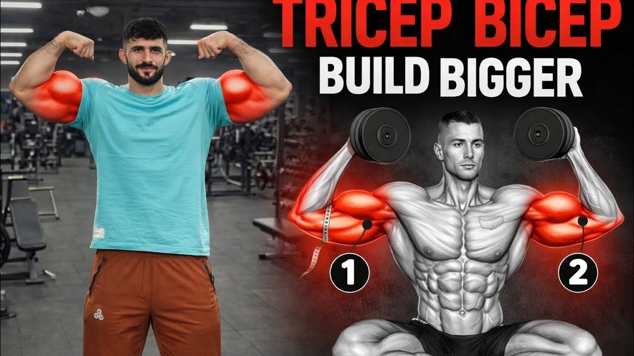 “Intense Bicep & Tricep Workout 💪 Build Strong Arms FAST!”