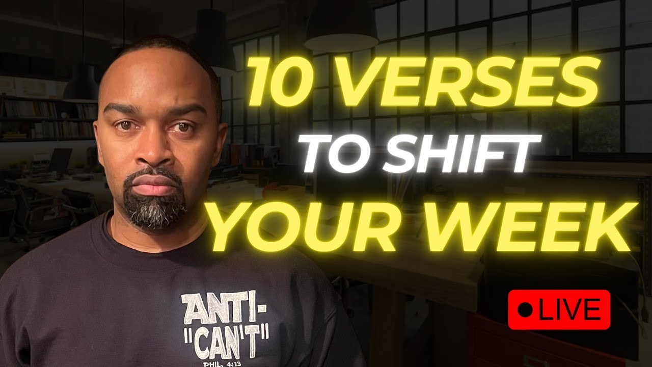 ANTI-“CAN’T” TV is live! Weekly Kingdom Wisdom 10 Scriptures to Build Discipline, Faith & Provision