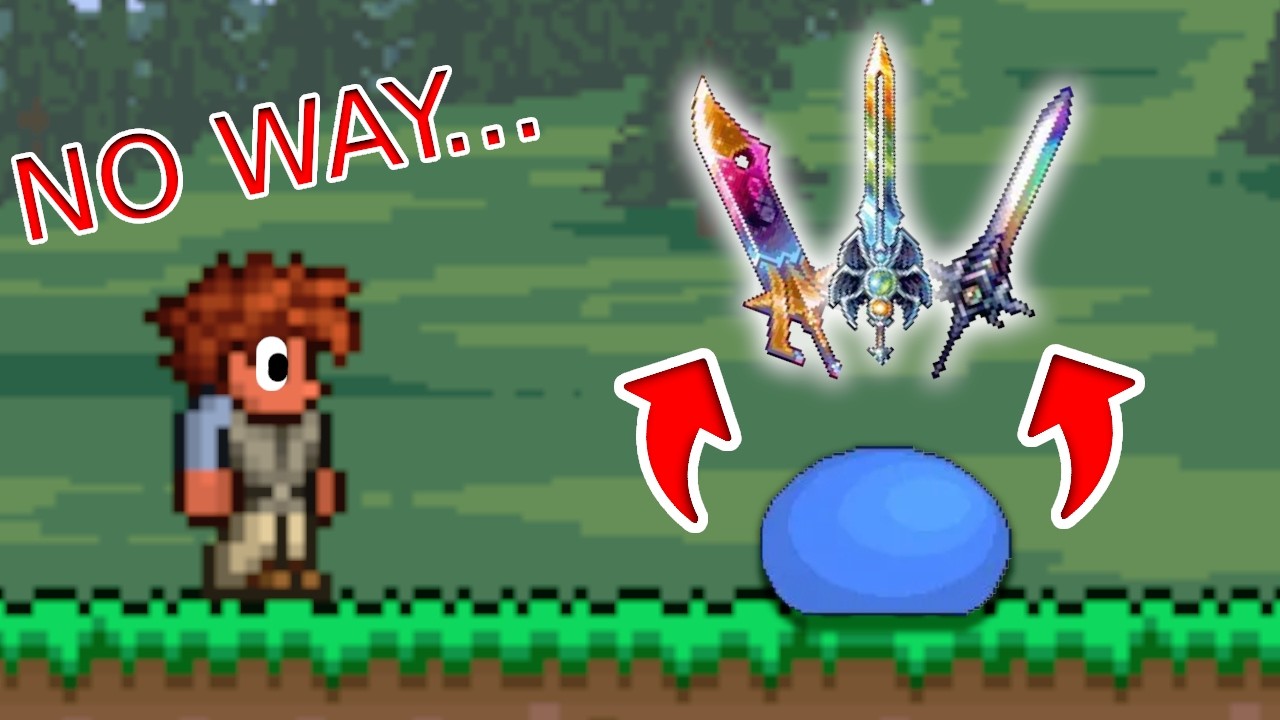 Terraria &mdash; это катастрофа, но каждый выпавший предмет &mdash; случайный...