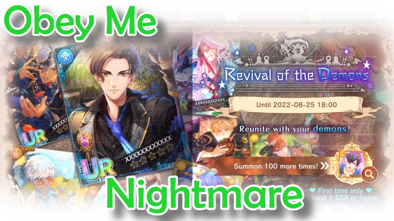 Revival of the Demons Nightmare (Summer 2022 Edition) - Obey Me
