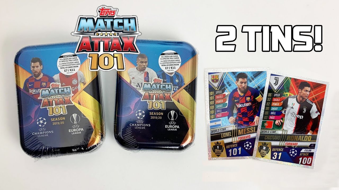 MESSI & RONALDO!!! | MATCH ATTAX 101 - 2 Mini Tins! (MESSI LE!)