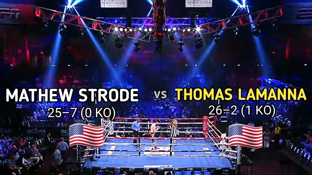 SIARAN TINJU DUNIA HARI INI🥊🥊16 Jan 2026 STRODE(USA) vs LAMANNA(USA) |Boxing Live Today