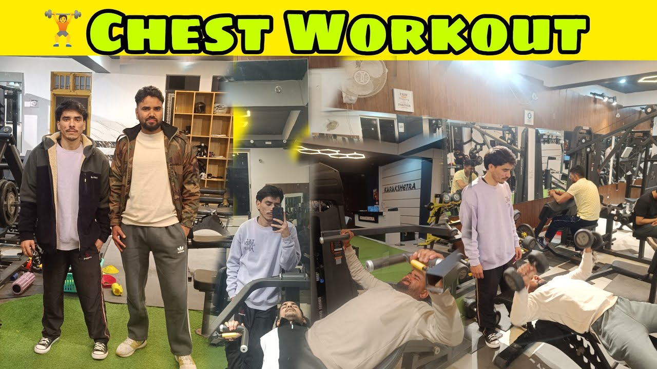Monday चेस्ट वर्कआउट 🏋💪 ||Rautela vlogs|| #dailyvlog #gym #workout 