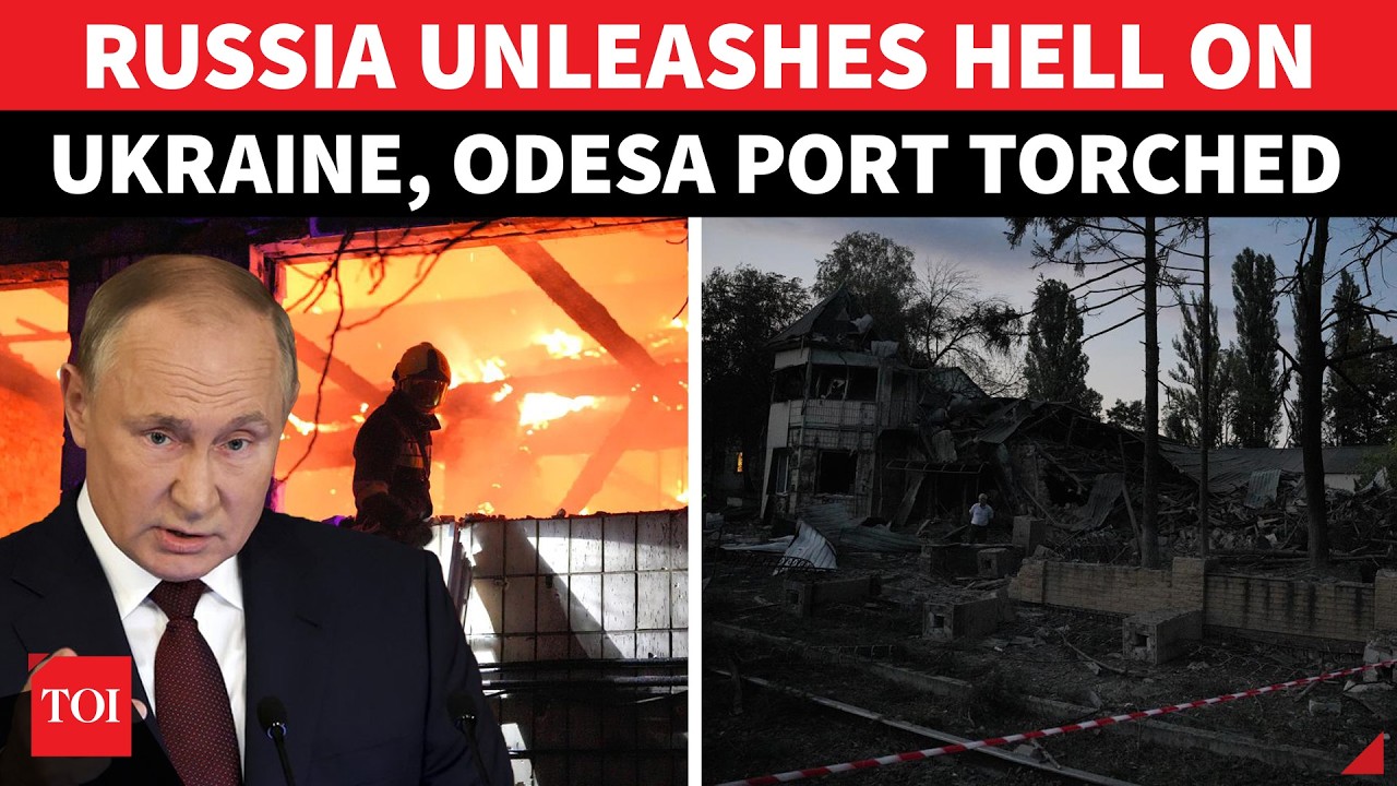 Russia&rsquo;s &lsquo;DOOMSDAY STRIKE&rsquo; Flattens Ukraine&rsquo;s Odesa Port; Mass Casualties HORROR In Kyiv | Watch