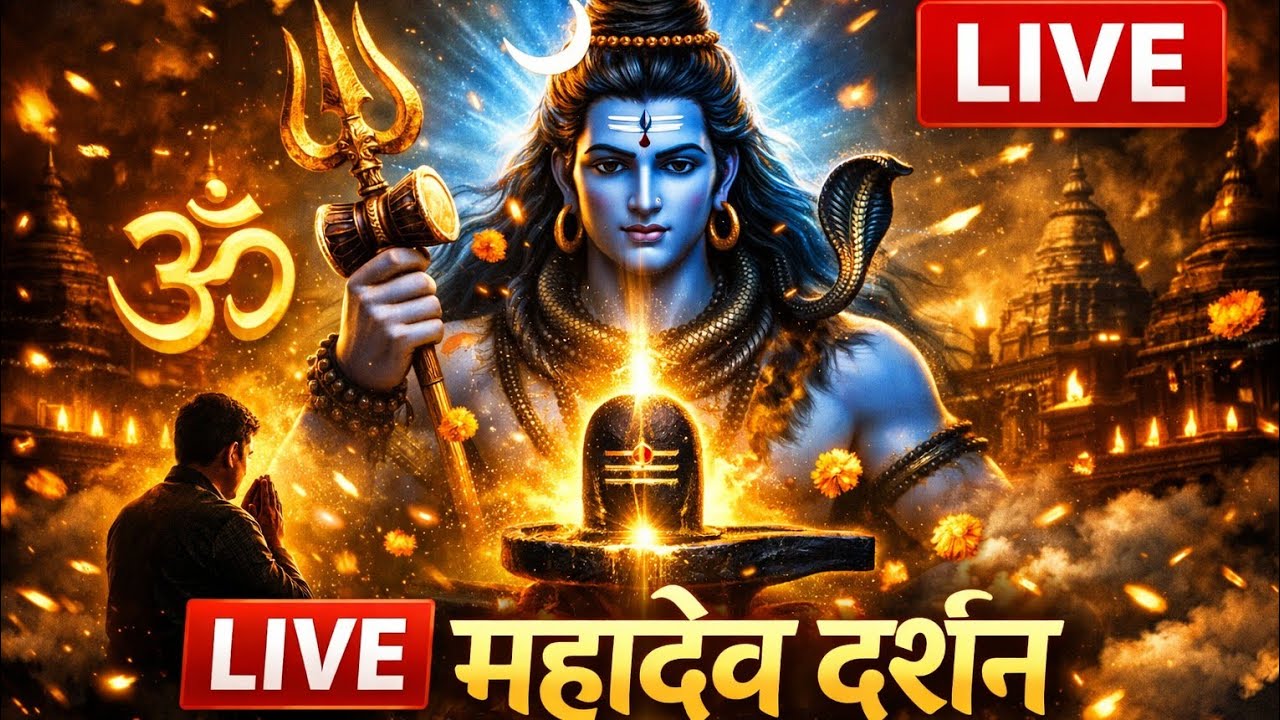 🔴  हर हर महादेव 🔱Live Darshan of Bholenath ❤️🕉️.. #mahadev #trending #bholenath