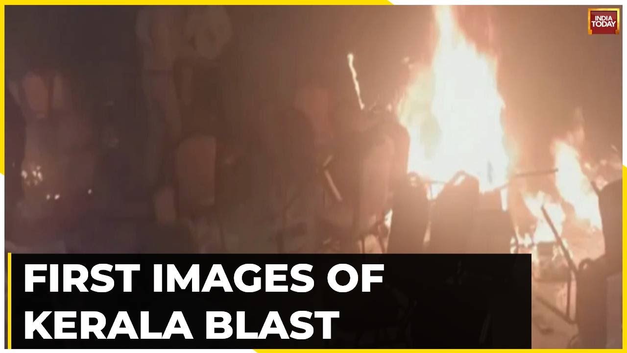 First Images Of Kerala Event Explosion,  NIA To Probe Blast At Ernakulam Convention
