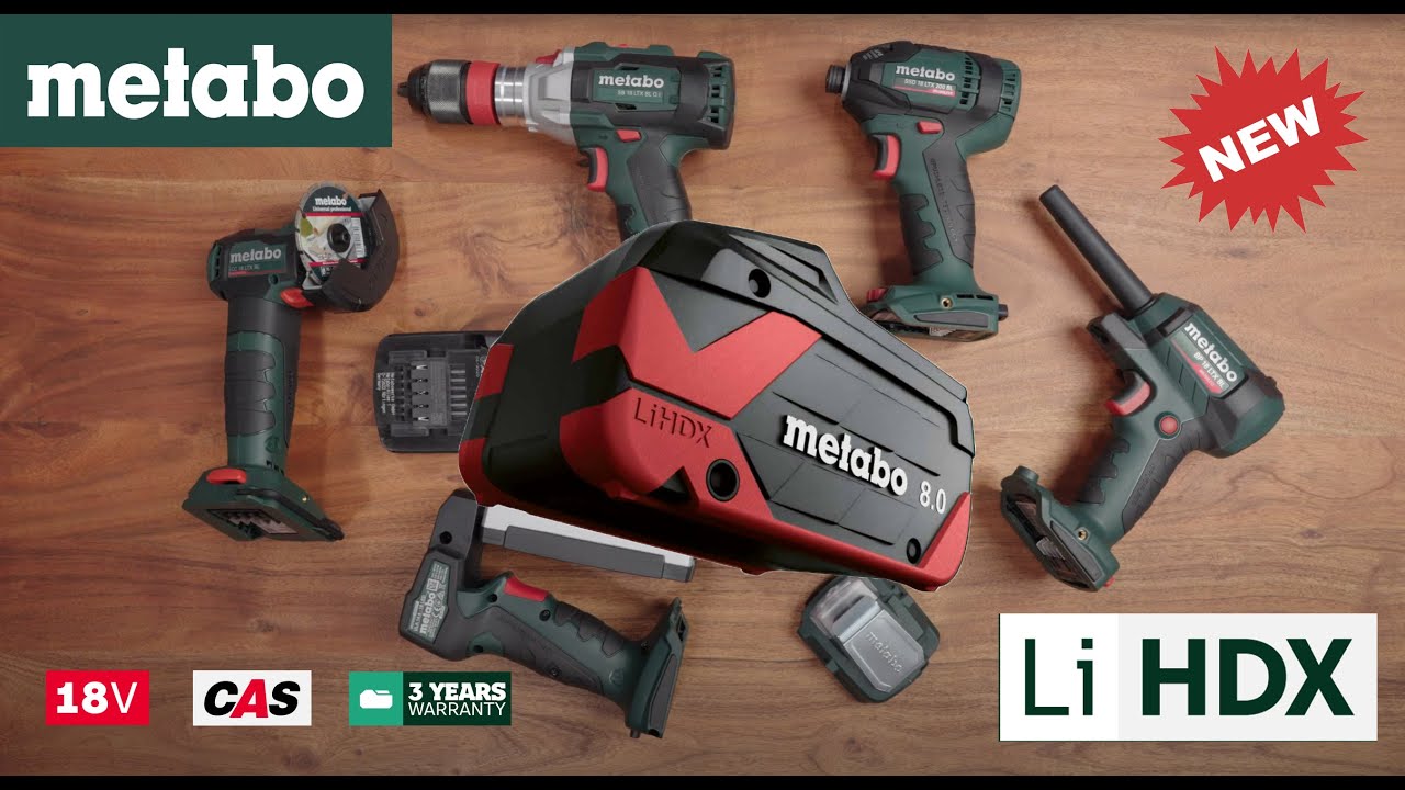 METABO LiHDX Akkupack 18 V   8,0 Ah 624975000