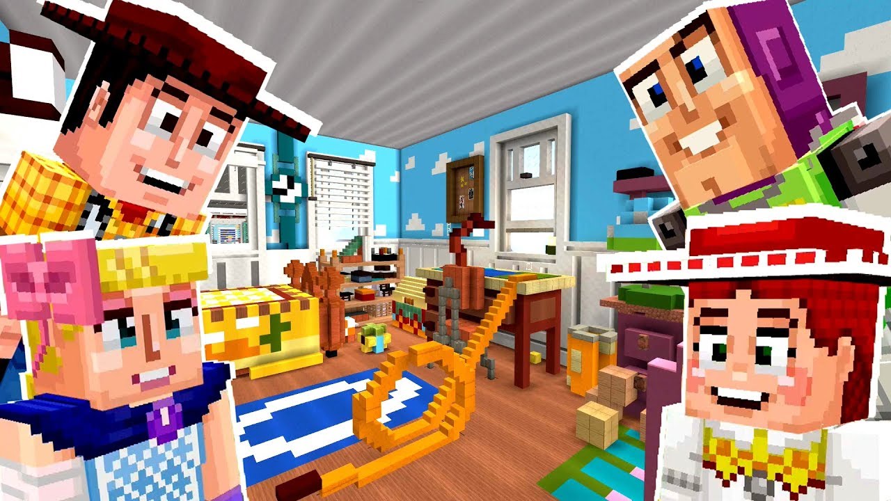 Minecraft Toy Story - Welcome To Andy's Room!