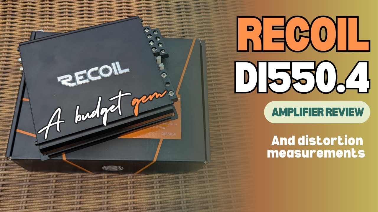 Recoil DI550.4 amplifier review - a budget gem!