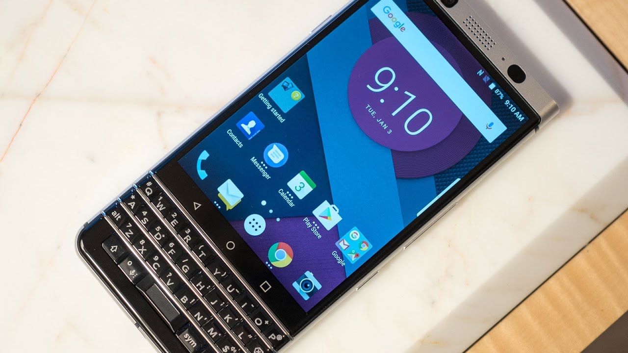 [CES 2017] The prototype BlackBerry Mercury - BlackBerry พุธ - ब्लैकबेरी बुध