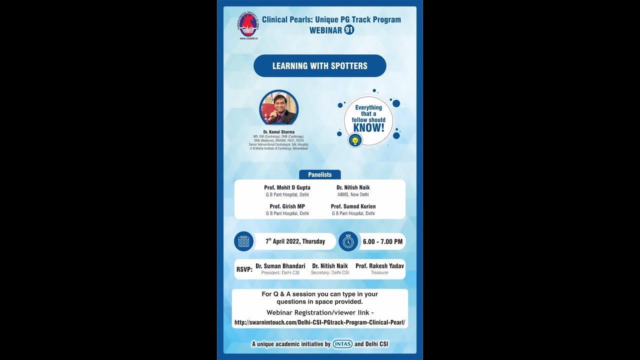 Learning with Spotters:  Dr Kamal Sharma