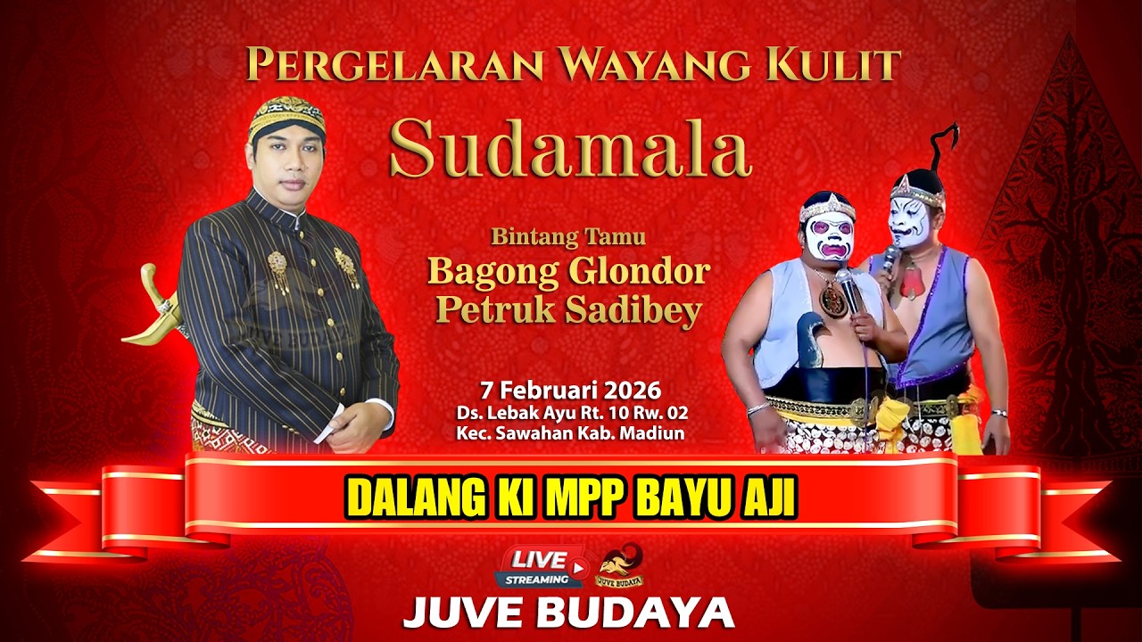 🔴LIVE WAYANG KULIT KI BAYU AJI - SUDAMALA - BAGONG GLONDOR DAN PETRUK SADIBEY - 7 FEB 2026