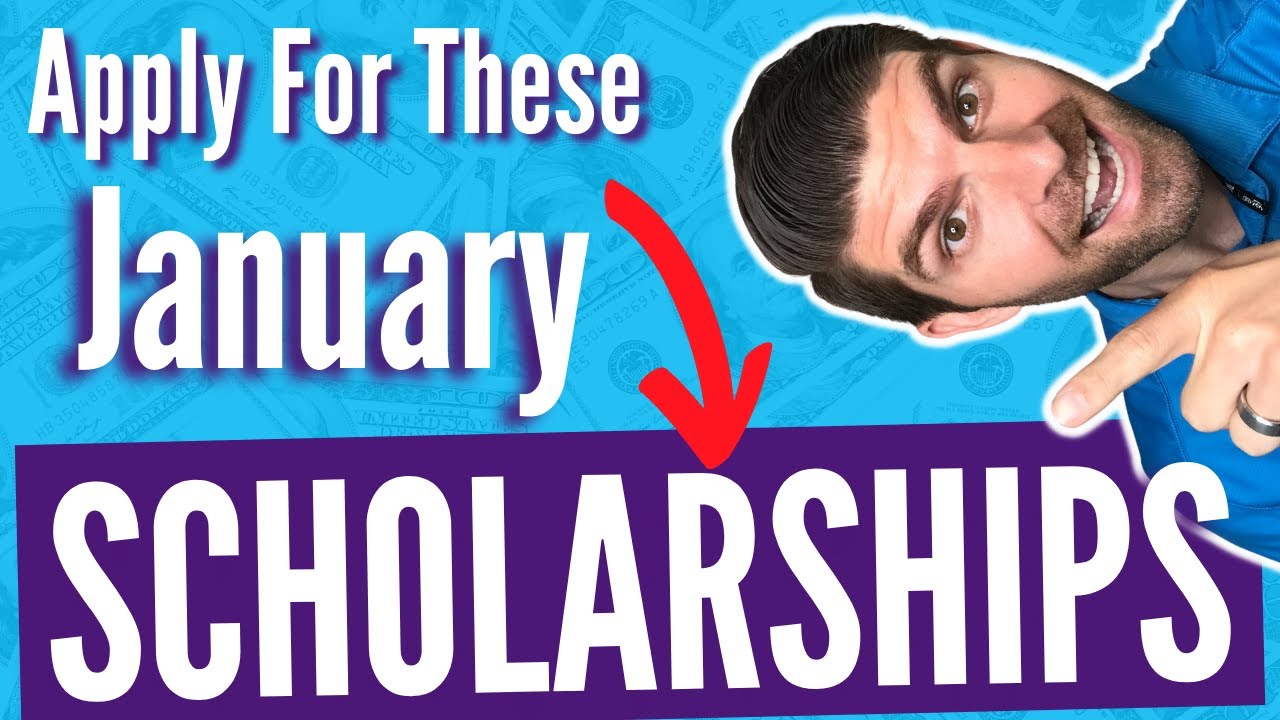 COLLEGE SCHOLARSHIPS TO APPLY FOR Due January | How To Get Scholarships For College!
