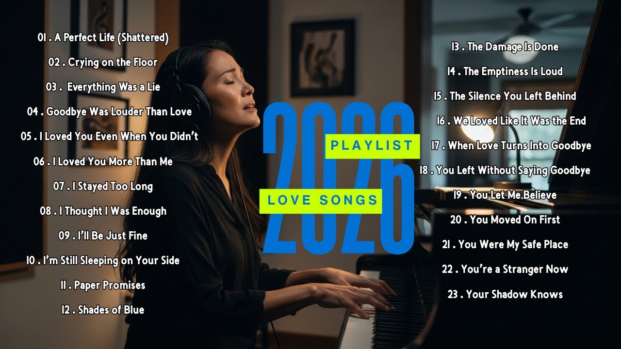 love songs relaxing playlist 2026 | Soft Melodies | Easy listening love songs | English sad song