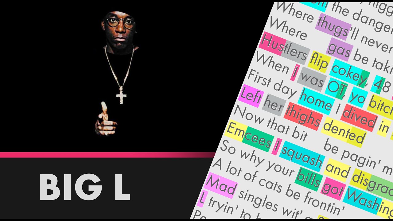 Big L - Size 'Em Up - Lyrics, Rhymes Highlighted (376)