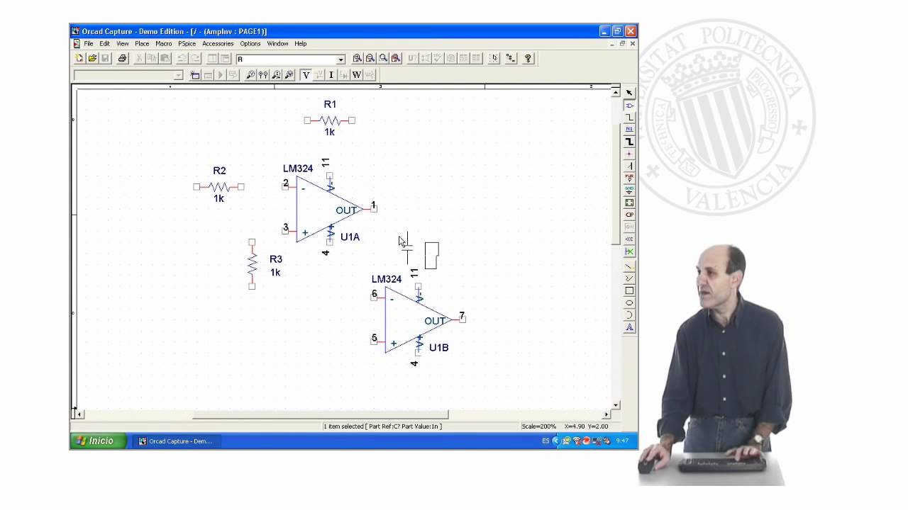 Prontuario de OrCAD Capture: Edición de Esquemas (I) | 2/26 | UPV