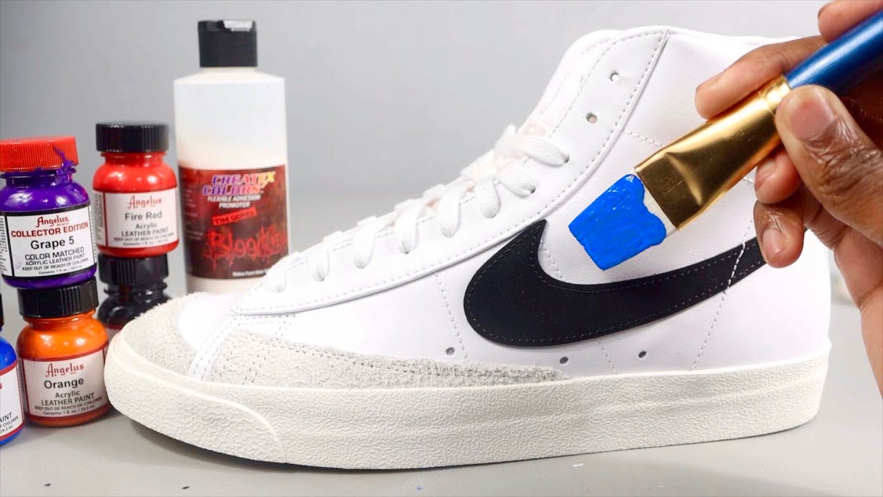 How To Customize NIKE BLAZERS!🎨👟 (EASY)