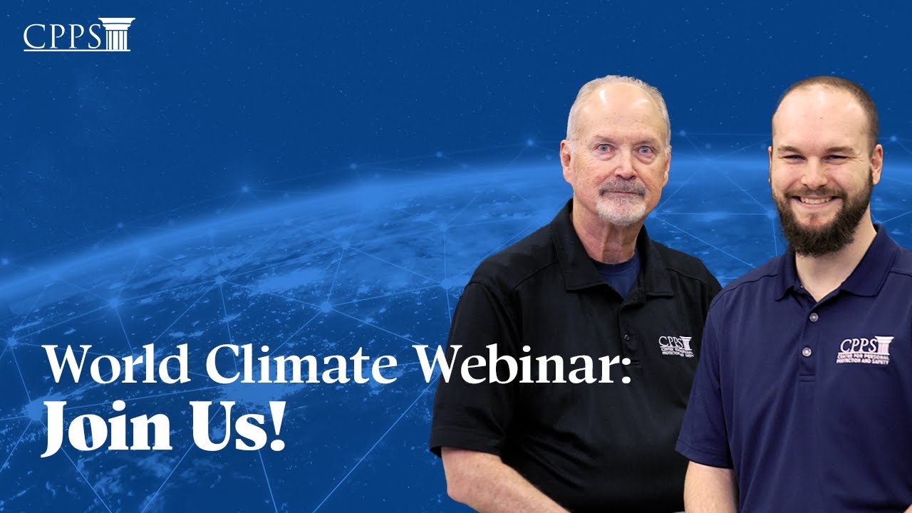 Security Professionals: World Climate Webinar...Join Us!