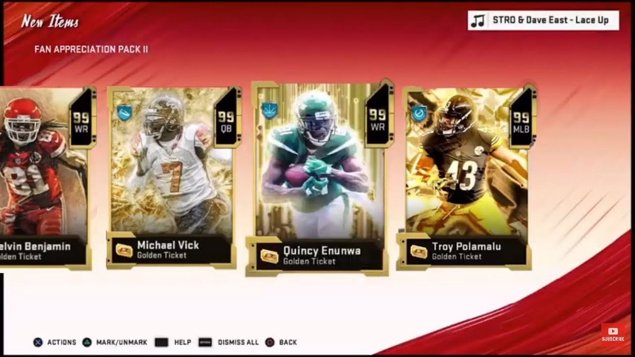 Madden 20 Golden Ticket Pull Compilation! (Part 2)
