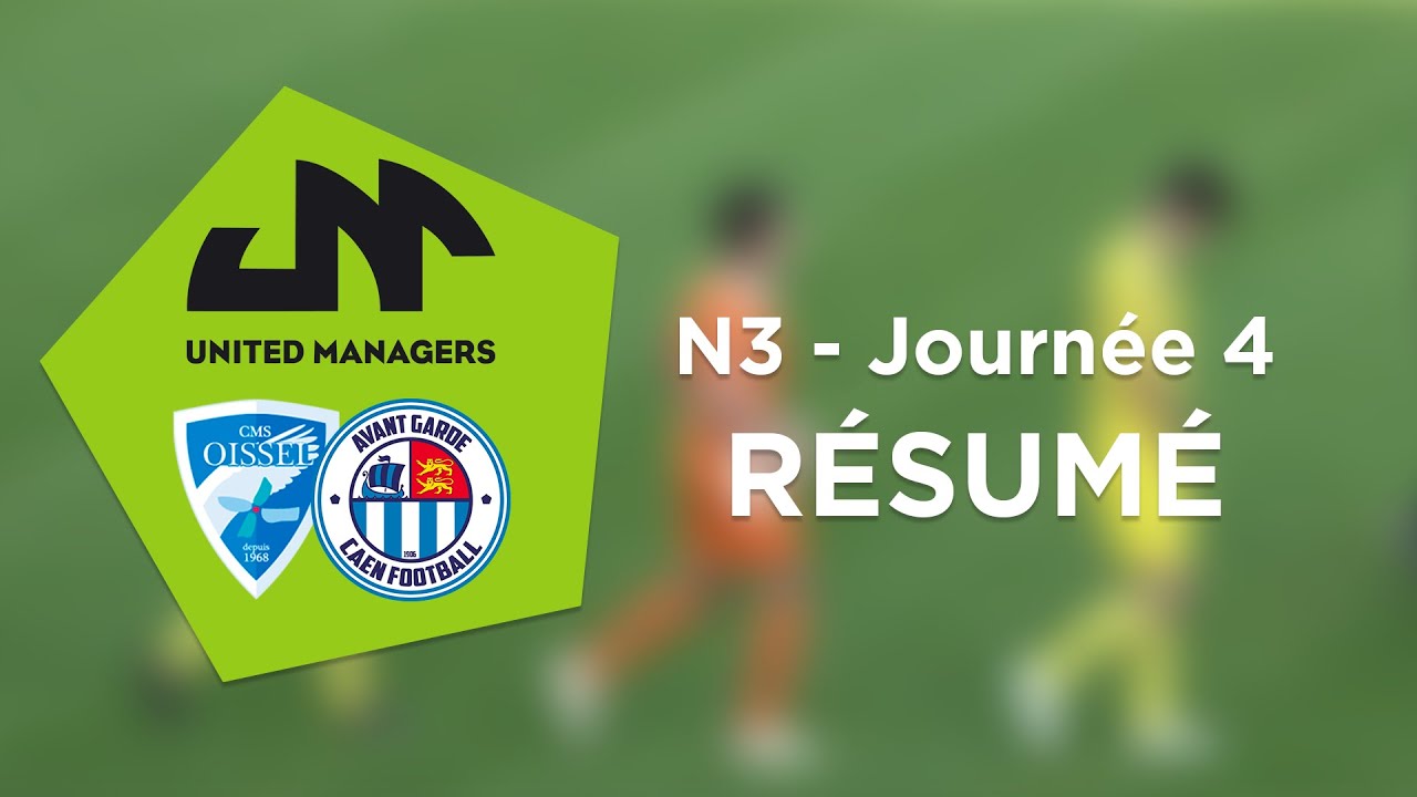 Résumé Journée 4 : CMS Oissel vs AG Caen Football