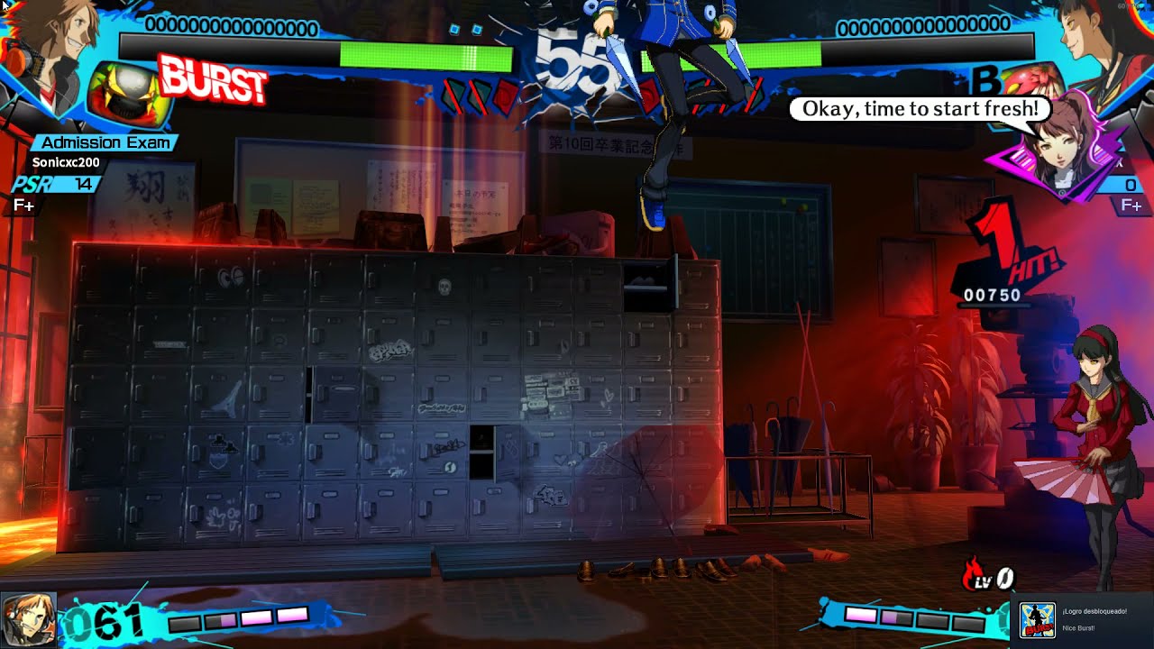 Persona 4 Arena Ultimax -  Nice Burst!