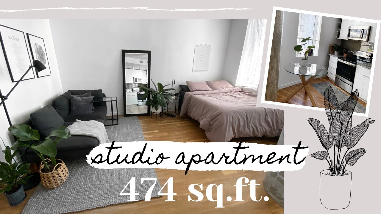 My Studio Apartment Tour! // 474 sq.ft. in Seattle