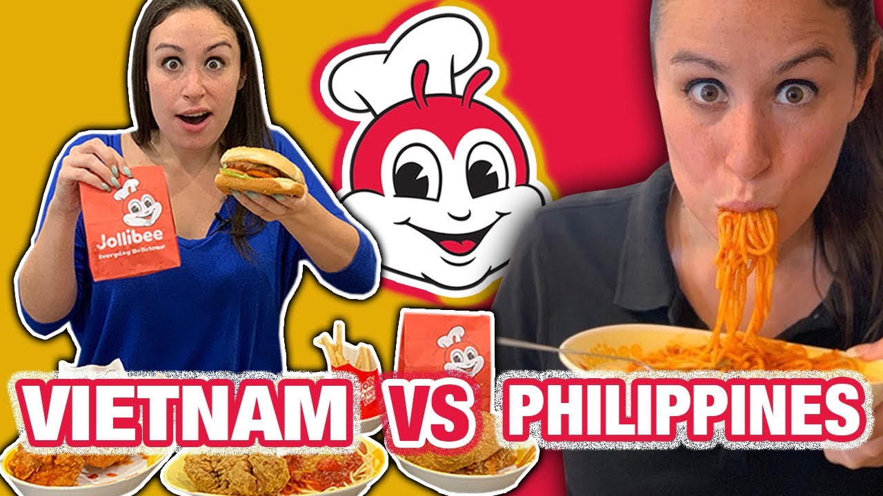Jollibee VIETNAM Versus Jollibee PHILIPPINES 🍗🇻🇳 What's The Difference?