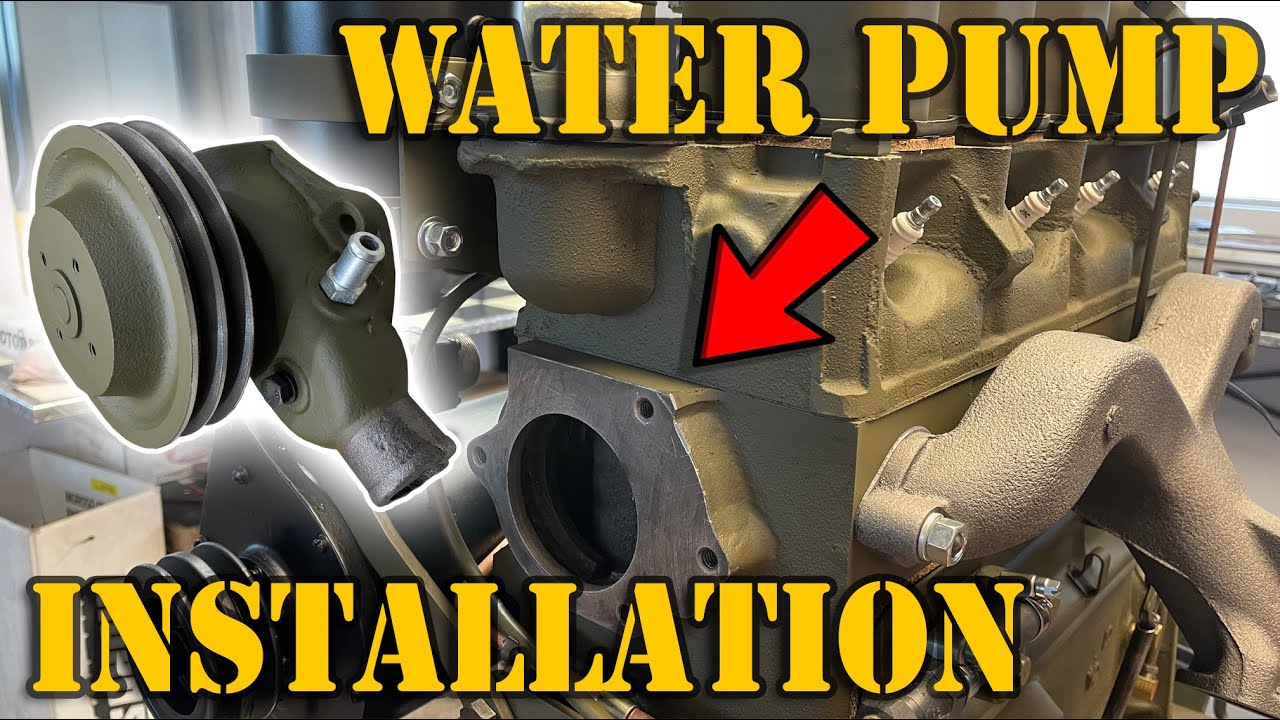 Restore your Willys Jeep | Water Pump Installation | M38A1