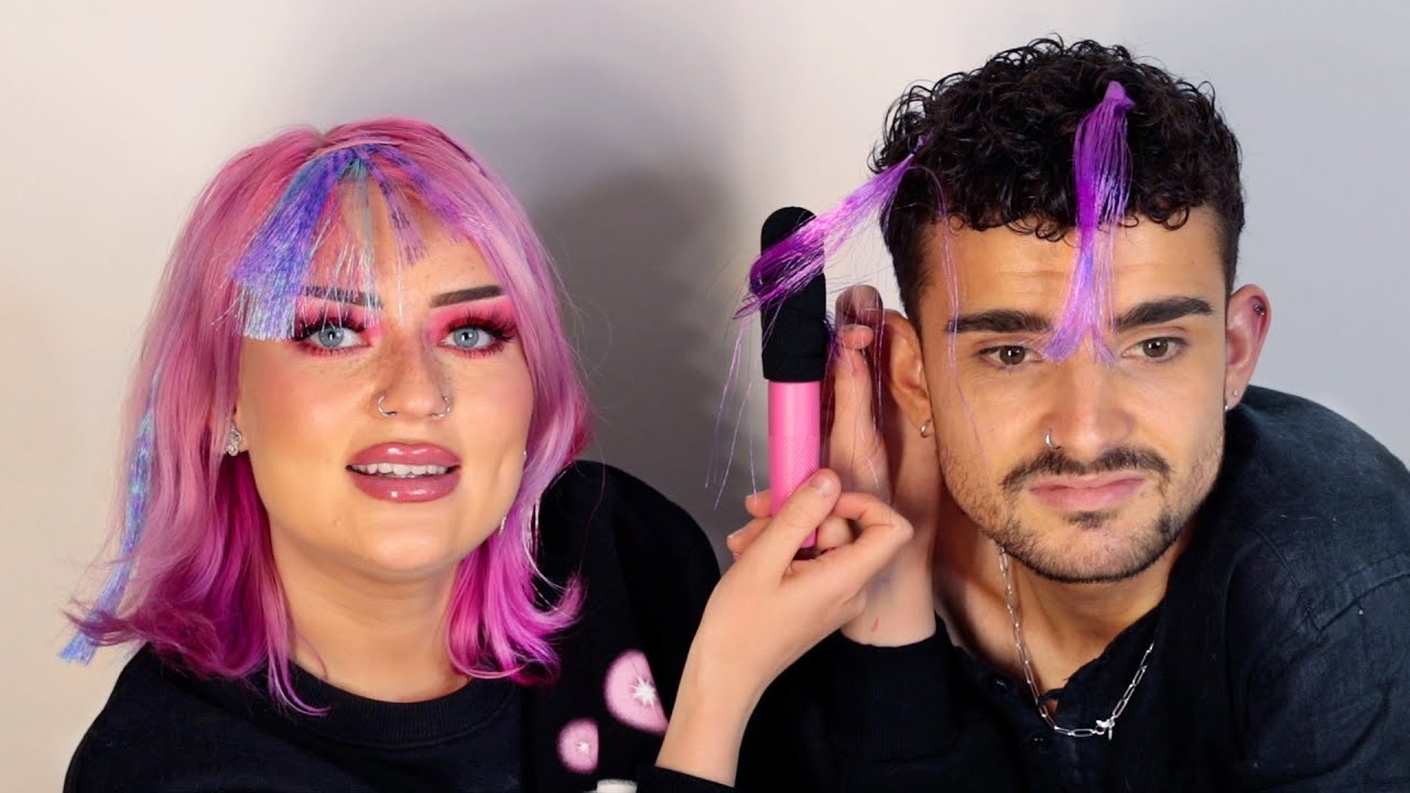 Testing an actual hair extensions maker