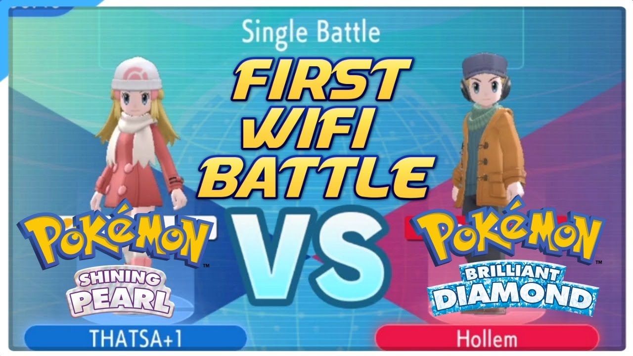 FIRST WIFI BATTLE! Pokemon Brilliant Diamond and Shining Pearl BDSP Competitive 6V6 Singles Battle