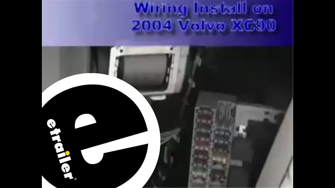 etrailer | Setting up the ModuLite Installation Wiring Kit on your 2004 Volvo XC90