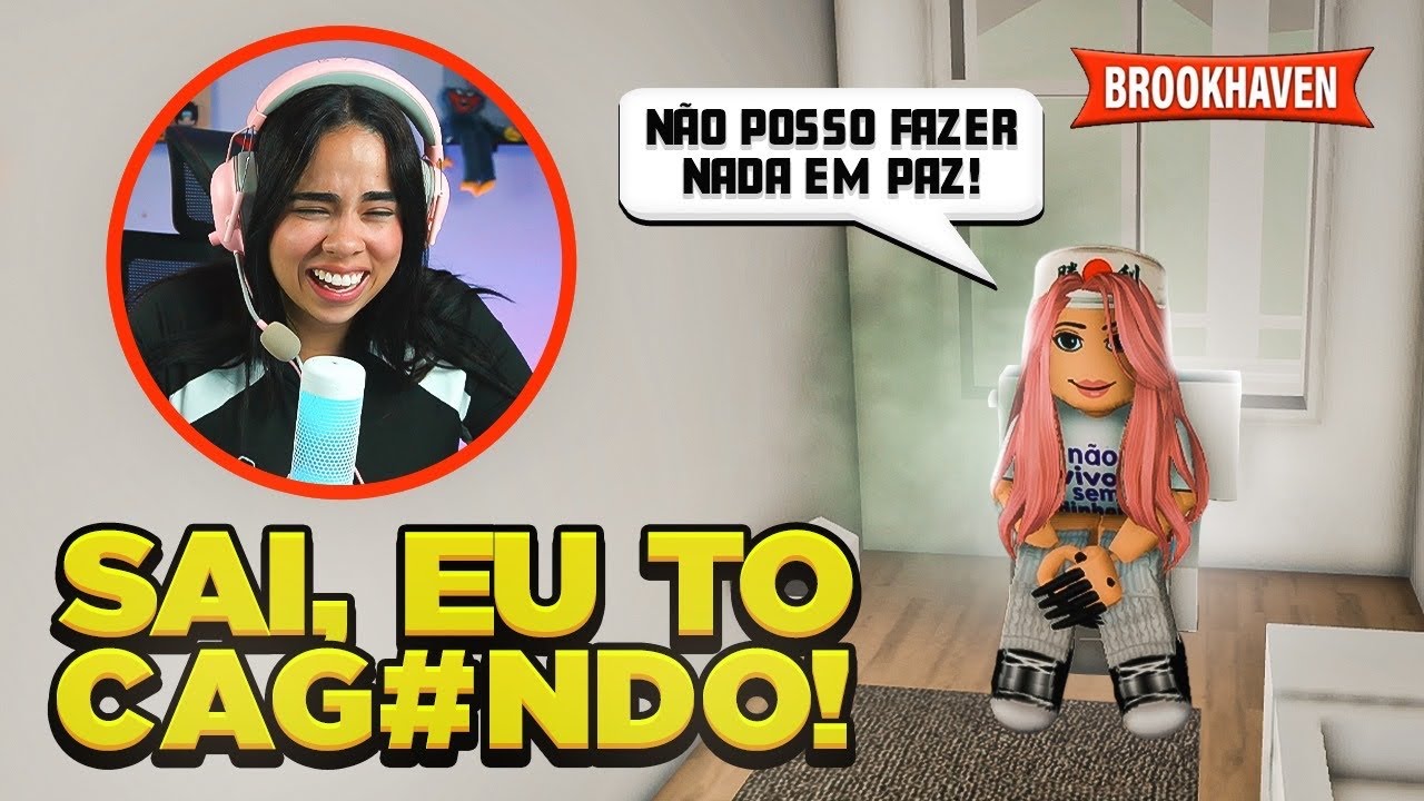 USANDO O BANHEIRO SEM PERMISSÃO DAS PESSOAS EM BROOKHAVEN