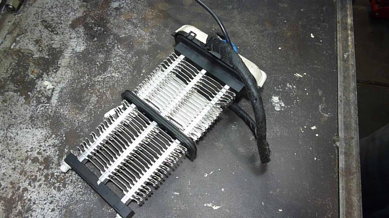 Электрический отопитель в ниссан ад  часть 1
