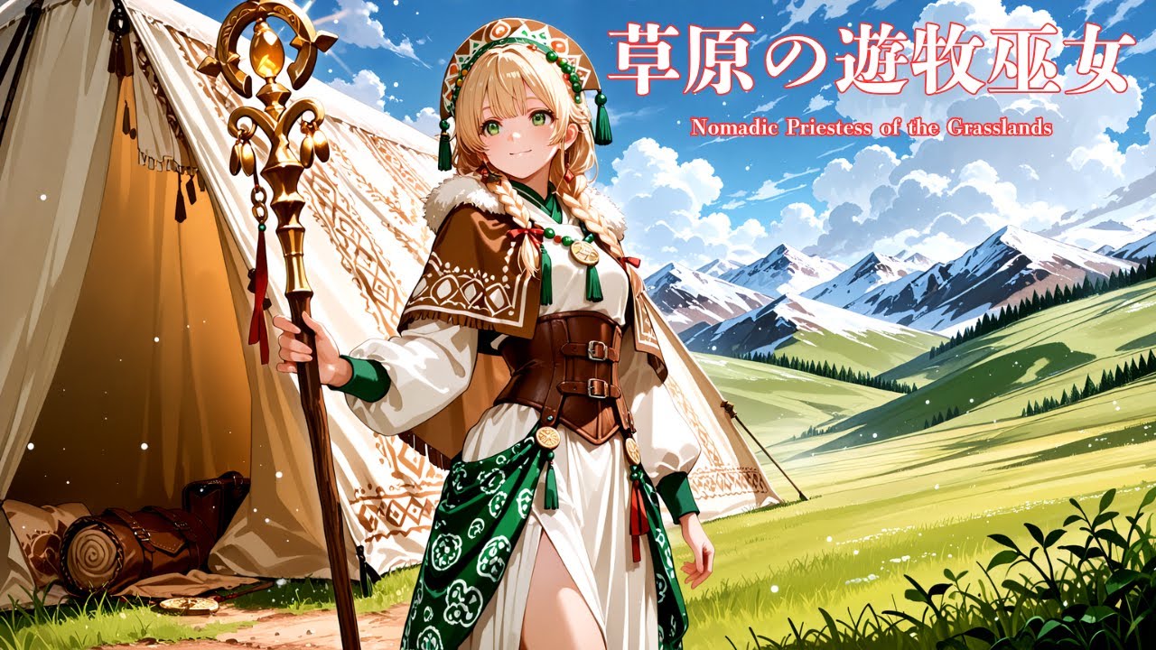【異世界ケルト音楽 / Celtic Music】草原の遊牧巫女【作業用・癒し・リラックス】