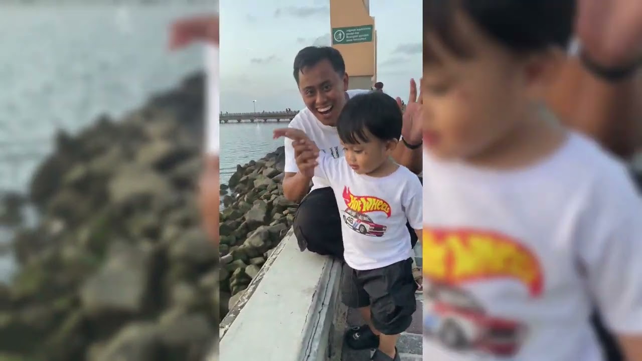 Ke Pantai @ancoltamanimpian bersama adek ezra