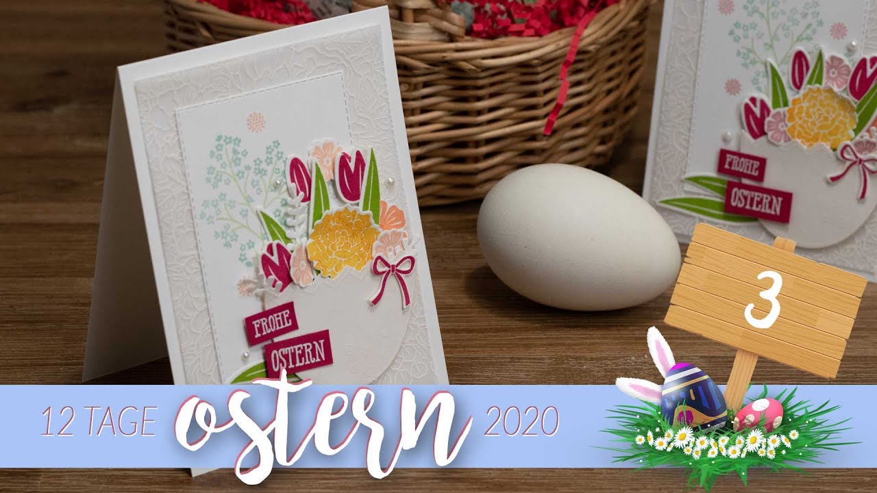 12 Tage Ostern 2020 | Tag 3 | Schöner Strauß im Dino-Ei