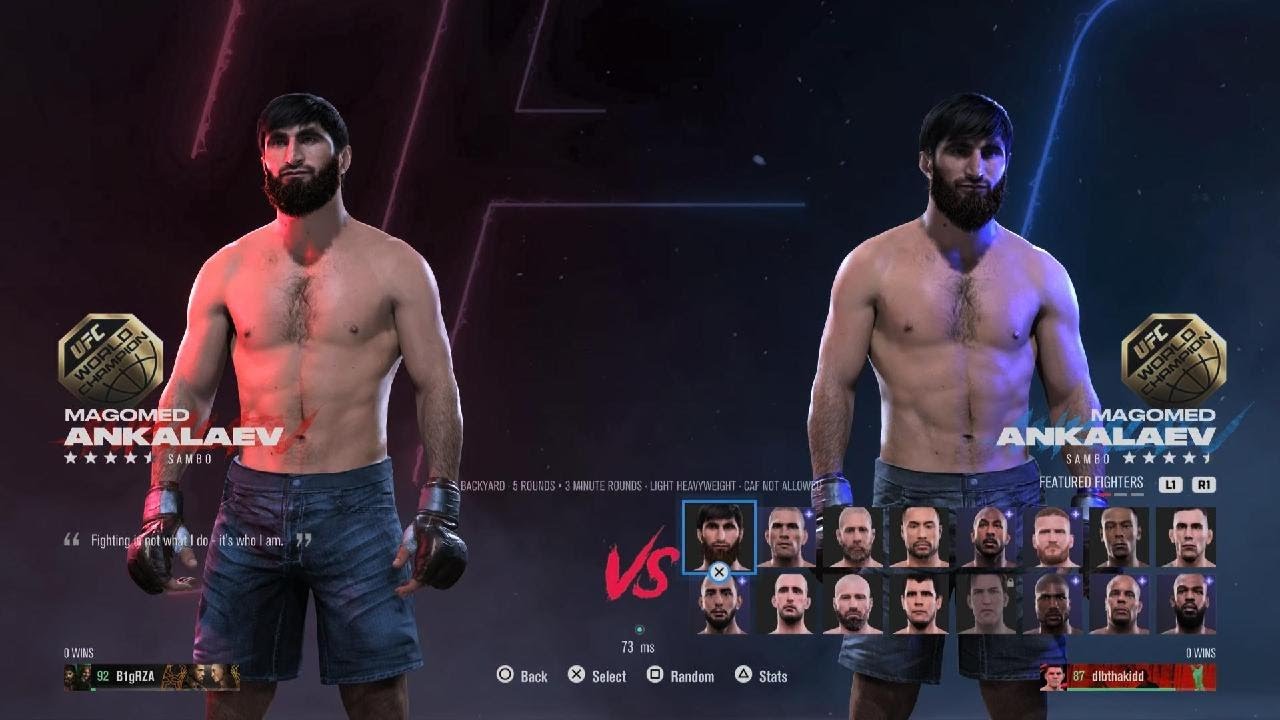 UFC 5 back yard ko out of ranked